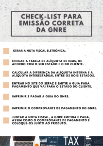 Checklist GNRE