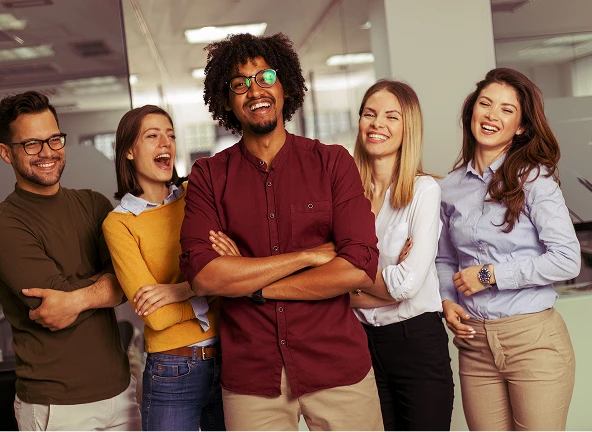 time da Pag Útil celebrando conquistas com ambiente leve, inclusivo e feito de pessoas para pessoas